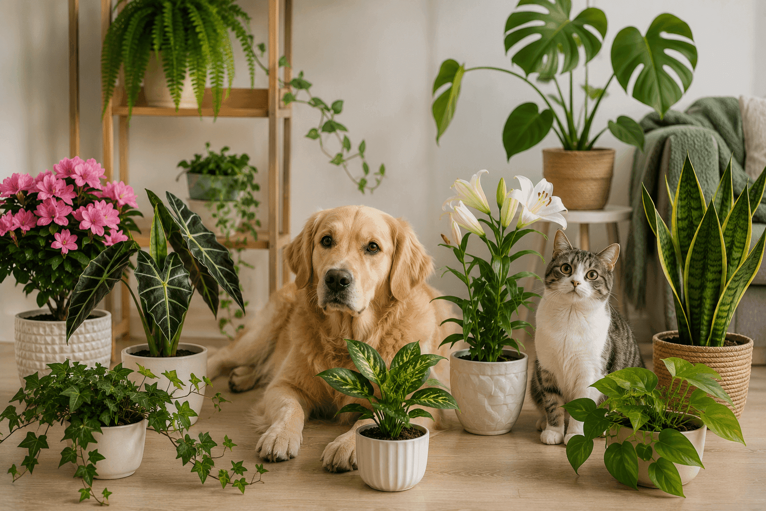 Las 10 plantas más comunes que pueden ser tóxicas para perros y gatos