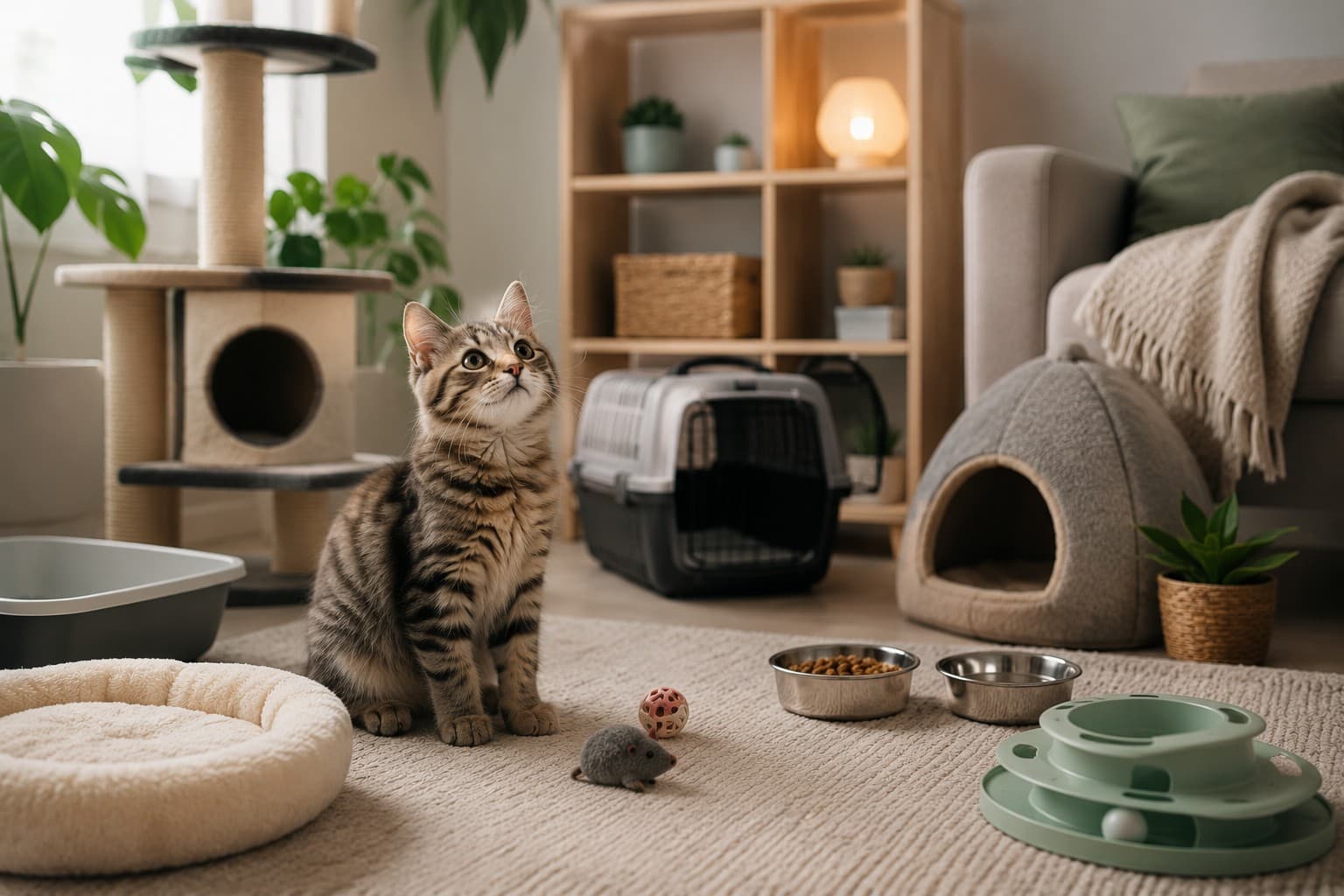 Cómo preparar tu casa para la llegada de un gato | Guía para principiantes